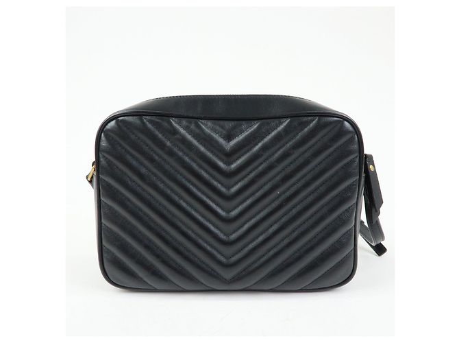 Autre Marque SAINT LAURENT PARIS Borsa a Tracolla Cassandra Black 612544 - vista 2