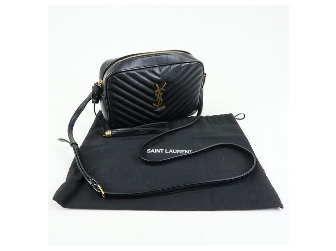 Autre Marque SAINT LAURENT PARIS Borsa a Tracolla Cassandra Black 612544 - vista 24
