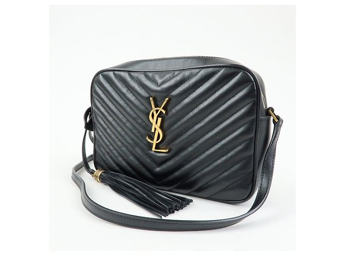 Autre Marque SAINT LAURENT PARIS Borsa a Tracolla Cassandra Black 612544 - vista 3