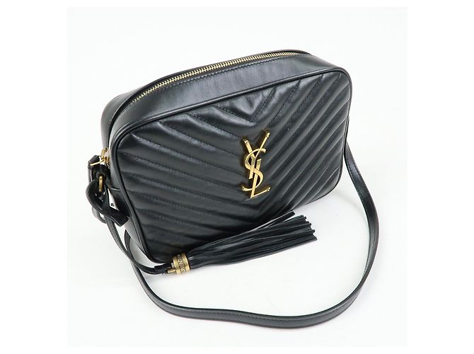 Autre Marque SAINT LAURENT PARIS Borsa a Tracolla Cassandra Black 612544 - vista 4