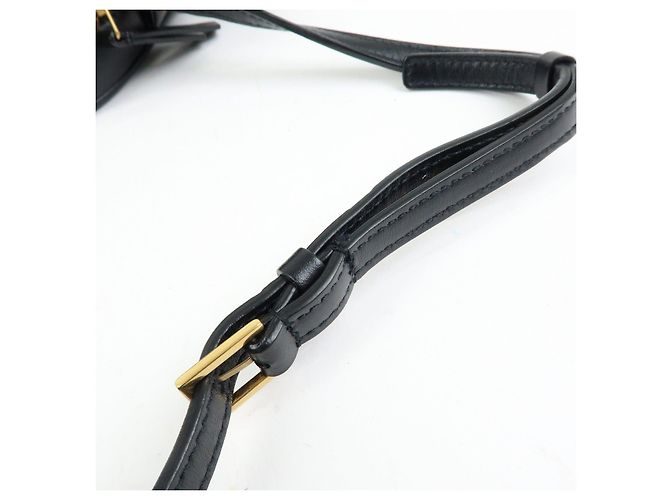 Autre Marque SAINT LAURENT PARIS Borsa a Tracolla Cassandra Black 612544 - vista 8