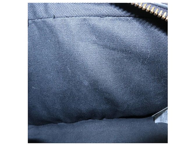 Borsa a tracolla in pelle VERSACE Virtus Nero Beige - vista 20