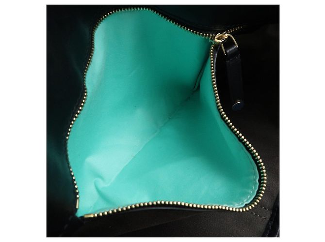 Borsa a spalla e a tracolla in pelle Logo Tiffany & Co Nero - vista 22