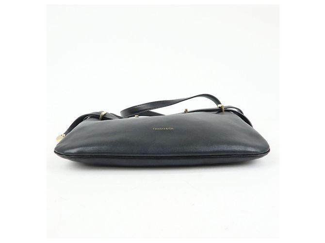 Borsa a spalla e a tracolla in pelle Logo Tiffany & Co Nero - vista 5