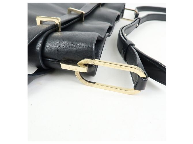 Borsa a spalla e a tracolla in pelle Logo Tiffany & Co Nero - vista 9
