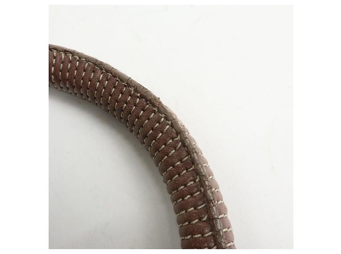 Borsa tote LOEWE Anagram in pelle nappa Aire marrone - vista 10