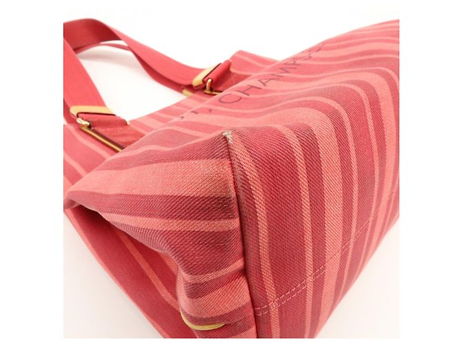 Louis Vuitton Plan Soleil Cabas PM Tote Bag Rouge Grenadine M94146 - vista 11