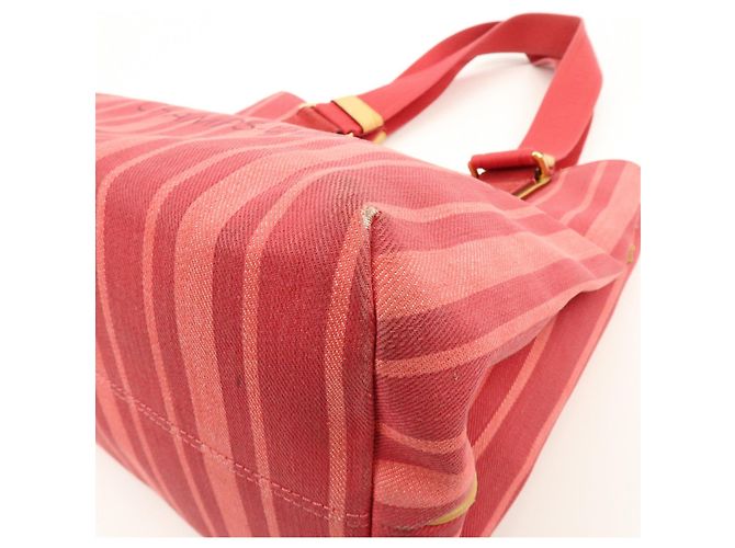 Louis Vuitton Plan Soleil Cabas PM Tote Bag Rouge Grenadine M94146 - vista 12