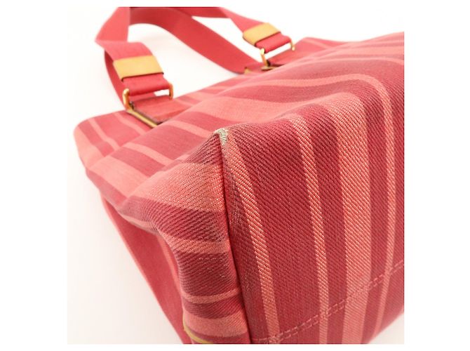 Louis Vuitton Plan Soleil Cabas PM Tote Bag Rouge Grenadine M94146 - vista 13