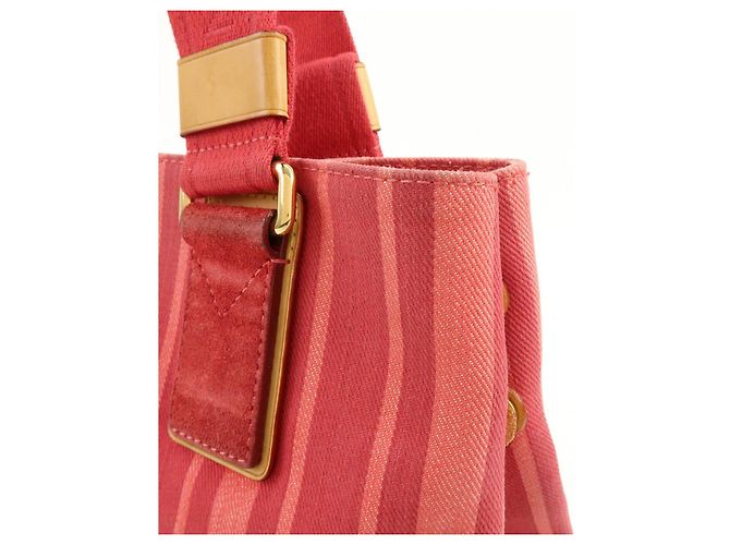 Louis Vuitton Plan Soleil Cabas PM Tote Bag Rouge Grenadine M94146 - vista 18