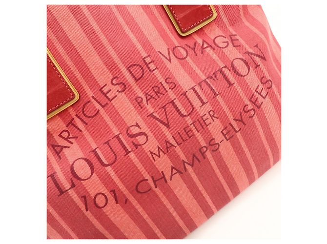 Louis Vuitton Plan Soleil Cabas PM Tote Bag Rouge Grenadine M94146 - vista 19
