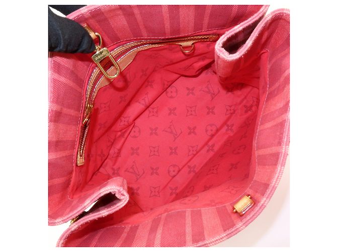 Louis Vuitton Plan Soleil Cabas PM Tote Bag Rouge Grenadine M94146 - vista 20