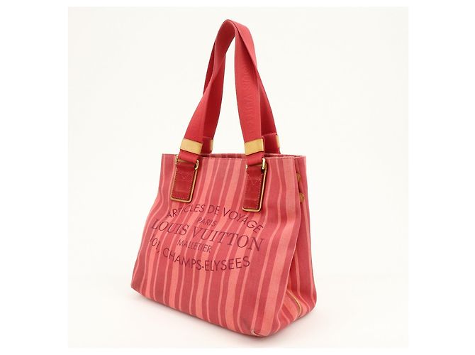 Louis Vuitton Plan Soleil Cabas PM Tote Bag Rouge Grenadine M94146 - vista 3