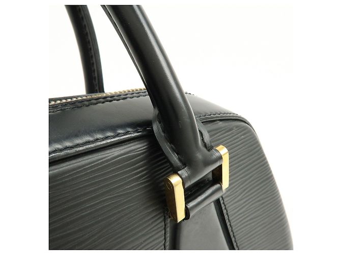 Borsa a mano Louis Vuitton Sablons in pelle Epi Noir Black M52042 - vista 7