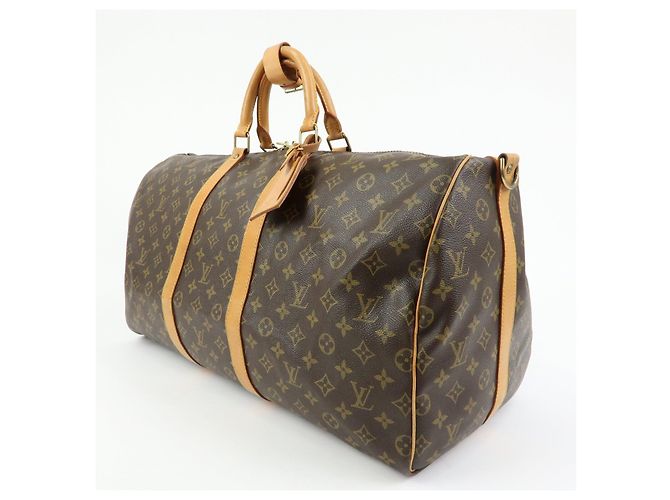 Louis Vuitton Monogram Keep All Bandouliere 55 Boston Bag M41414 - vista 3