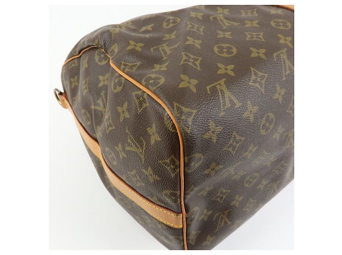 Louis Vuitton Monogram Keep All Bandouliere 55 Borsa Boston M41414 - vista 13