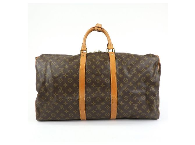 Louis Vuitton Monogram Keep All Bandouliere 55 Borsa Boston M41414 - vista 2