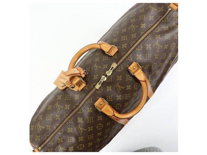 Louis Vuitton Monogram Keep All Bandouliere 55 Borsa Boston M41414 - vista 20