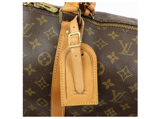Louis Vuitton Monogram Keep All Bandouliere 55 Borsa Boston M41414 - vista 21