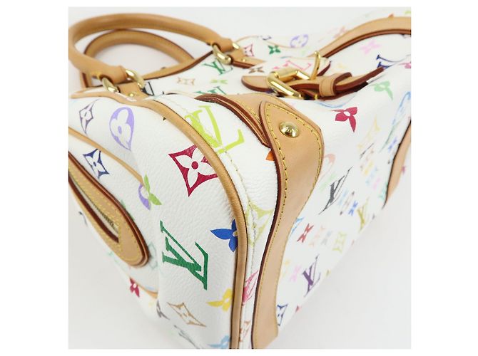 Louis Vuitton Monogram Multicolor Priscilla Hand Bag Blanc M40096 - vista 11