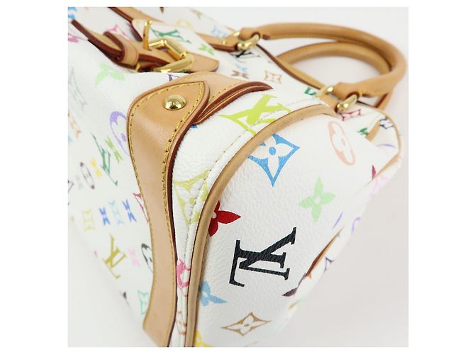 Louis Vuitton Monogram Multicolor Priscilla Hand Bag Blanc M40096 - vista 12