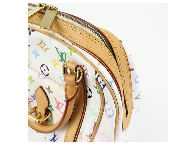 Louis Vuitton Monogram Multicolor Priscilla Hand Bag Blanc M40096 - vista 13