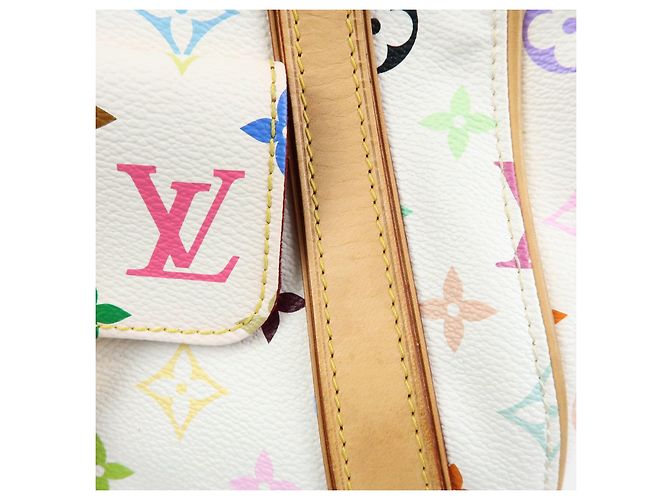 Louis Vuitton Monogram Multicolor Priscilla Hand Bag Blanc M40096 - vista 17