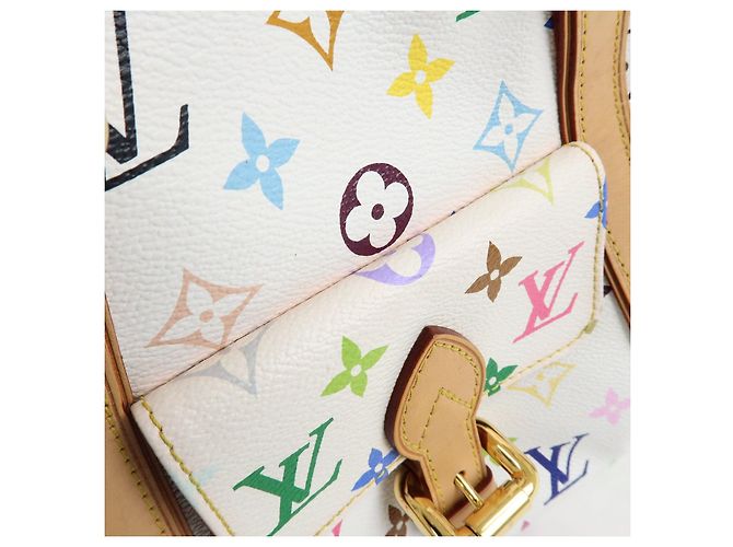Louis Vuitton Monogram Multicolor Priscilla Hand Bag Blanc M40096 - vista 20