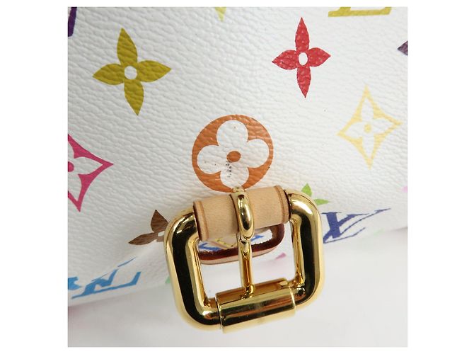 Louis Vuitton Monogram Multicolor Priscilla Hand Bag Blanc M40096 - vista 21