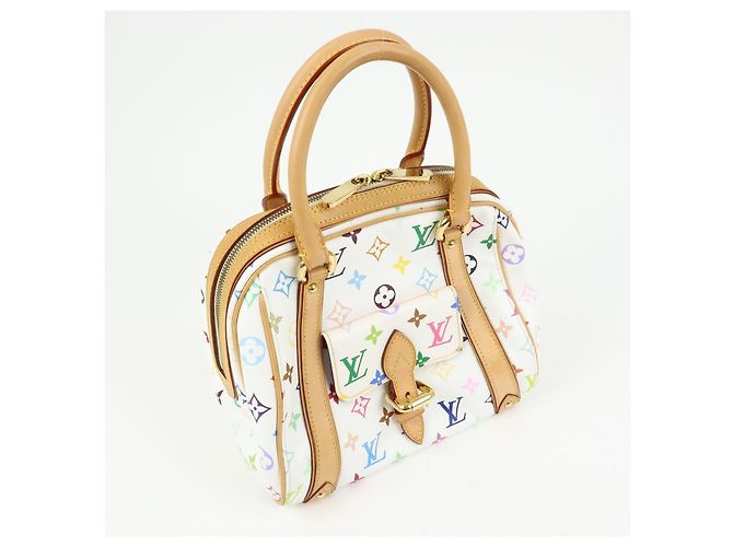 Louis Vuitton Monogram Multicolor Priscilla Hand Bag Blanc M40096 - vista 4