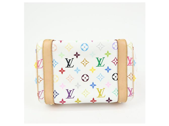 Louis Vuitton Monogram Multicolor Priscilla Hand Bag Blanc M40096 - vista 5