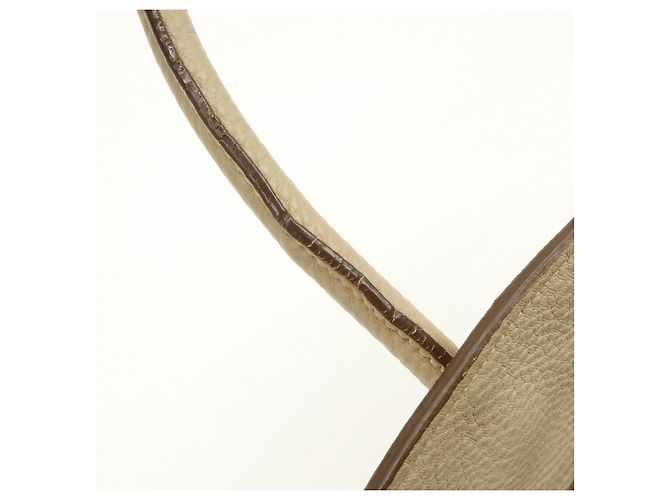 PRADA Borsa a mano e a tracolla 2Way in pelle con logo Triangle Beige BN2795 - vista 9