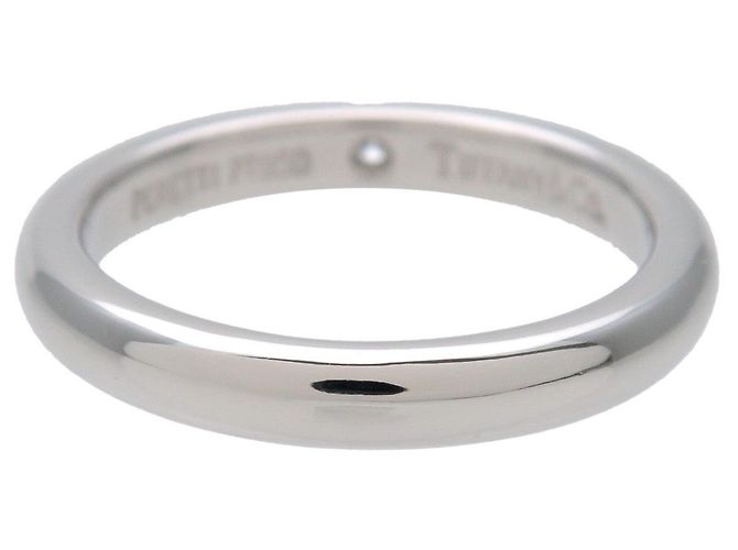 Tiffany & Co Stacking Band 1P Diamond Ring PT950 US4.5 EU48 Ring - Ansicht 2