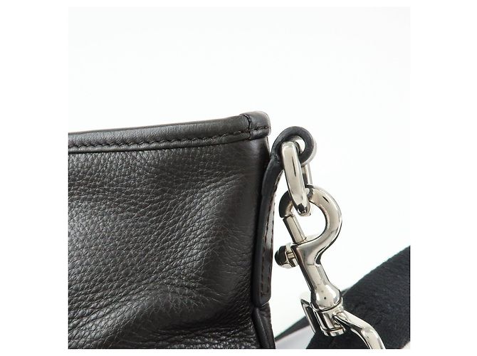 LOEWE Borsa a tracolla Anagram in pelle Borsa a spalla Dark Brown - vista 15