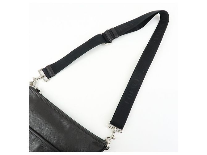 LOEWE Borsa a tracolla Anagram in pelle Borsa a spalla Dark Brown - vista 6