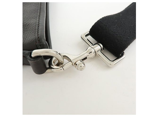 LOEWE Borsa a tracolla Anagram in pelle Borsa a spalla Dark Brown - vista 7