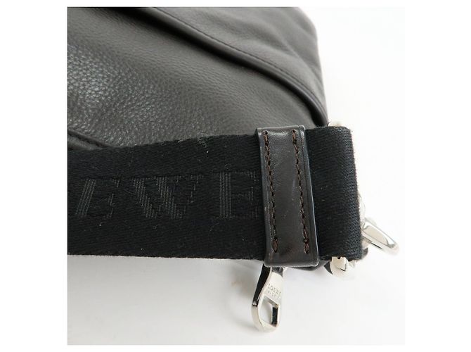 LOEWE Borsa a tracolla Anagram in pelle Borsa a spalla Dark Brown - vista 8
