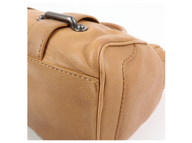 Céline Borsa a mano Boston in pelle con logo CELINE Marrone - vista 14