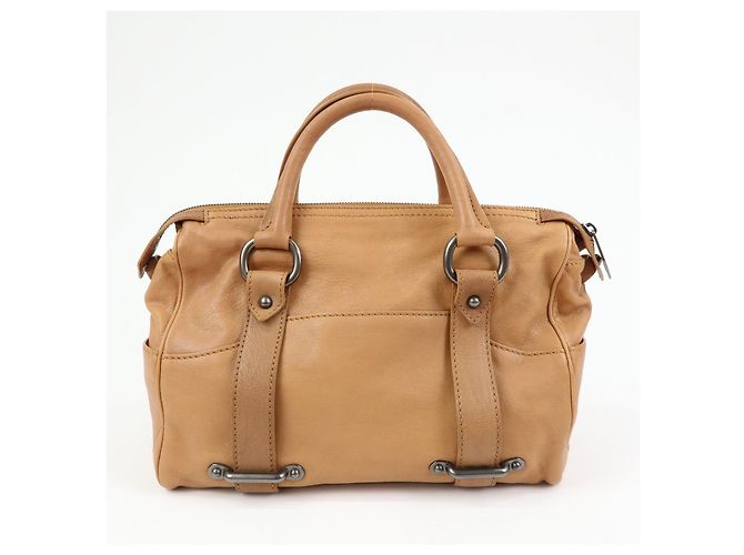 Céline Borsa a mano Boston in pelle con logo CELINE Marrone - vista 2