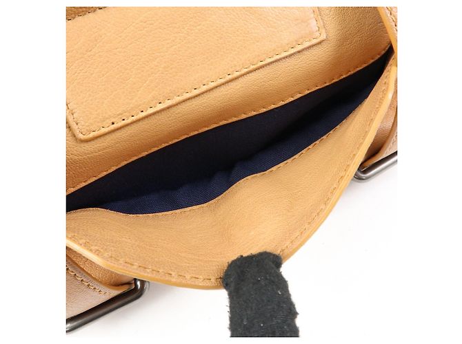 Céline Borsa a mano Boston in pelle con logo CELINE Marrone - vista 20