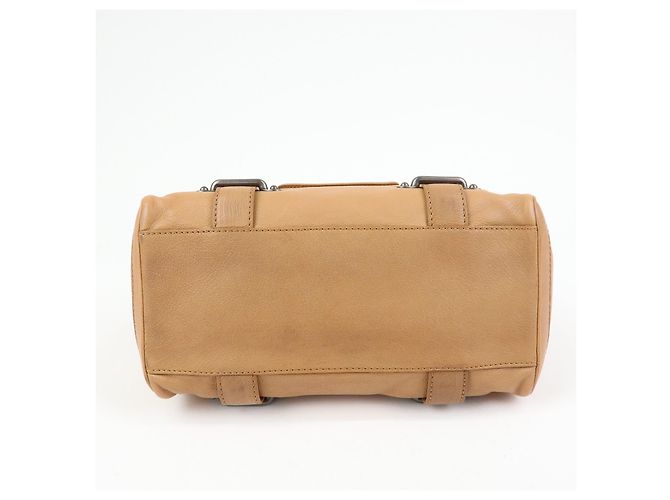 Céline Borsa a mano Boston in pelle con logo CELINE Marrone - vista 5