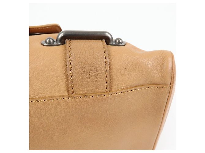 Céline Borsa a mano Boston in pelle con logo CELINE Marrone - vista 6