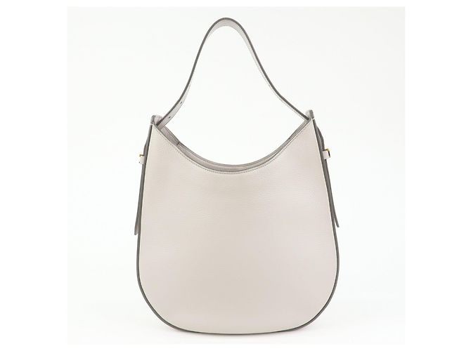 Borsa a tracolla e borsa a mano TOD'S OBOE Medium in pelle Grigio - vista 2