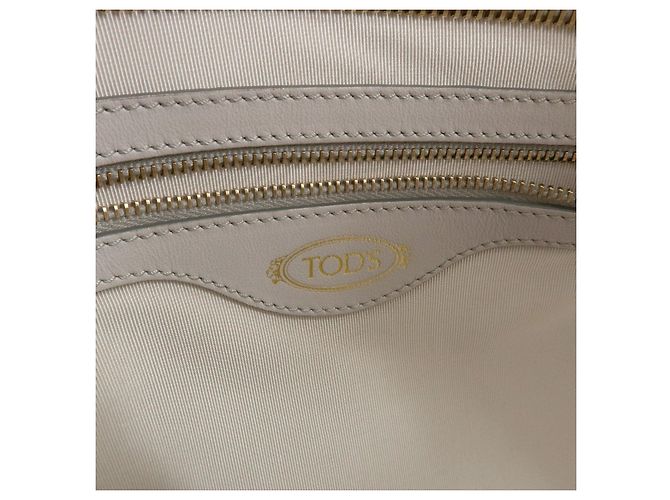 Borsa a tracolla e borsa a mano TOD'S OBOE Medium in pelle Grigio - vista 21