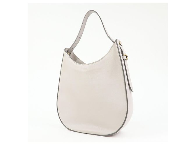 Borsa a tracolla e borsa a mano TOD'S OBOE Medium in pelle Grigio - vista 3
