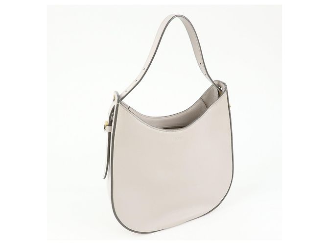 Borsa a tracolla e borsa a mano TOD'S OBOE Medium in pelle Grigio - vista 4
