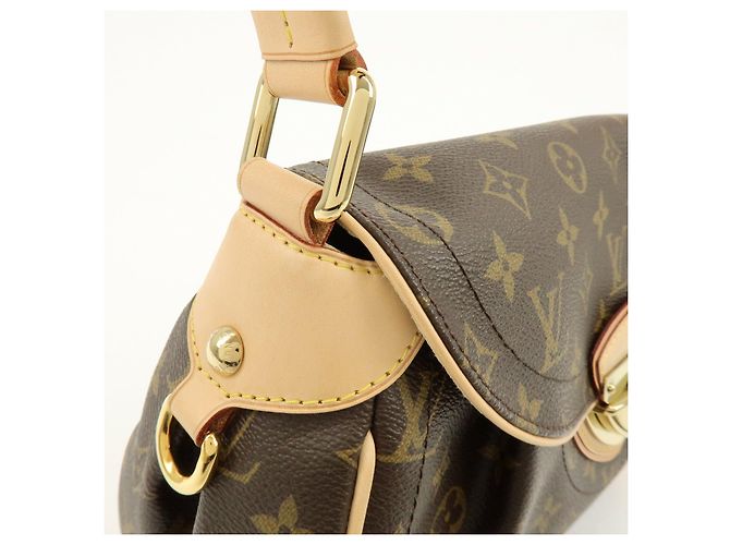 Borsa a tracolla Louis Vuitton Monogram Beverly MM Brown M40121 - vista 14