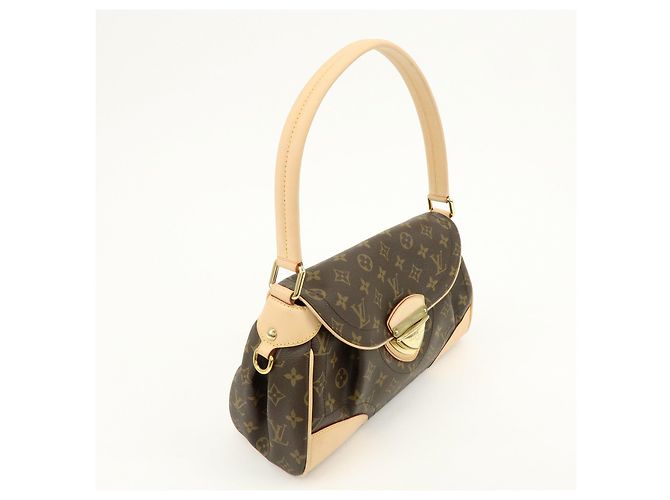 Borsa a tracolla Louis Vuitton Monogram Beverly MM Brown M40121 - vista 4