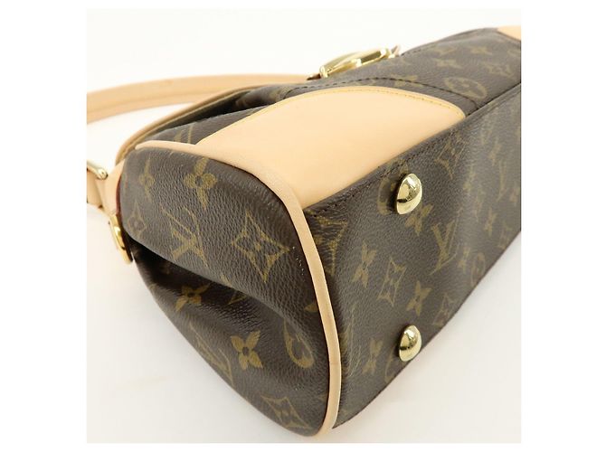 Borsa a tracolla Louis Vuitton Monogram Beverly MM Brown M40121 - vista 9