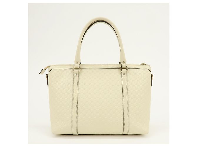 GUCCI Borsa 2Way in pelle Microguccissima Ivory 449656 - vista 2